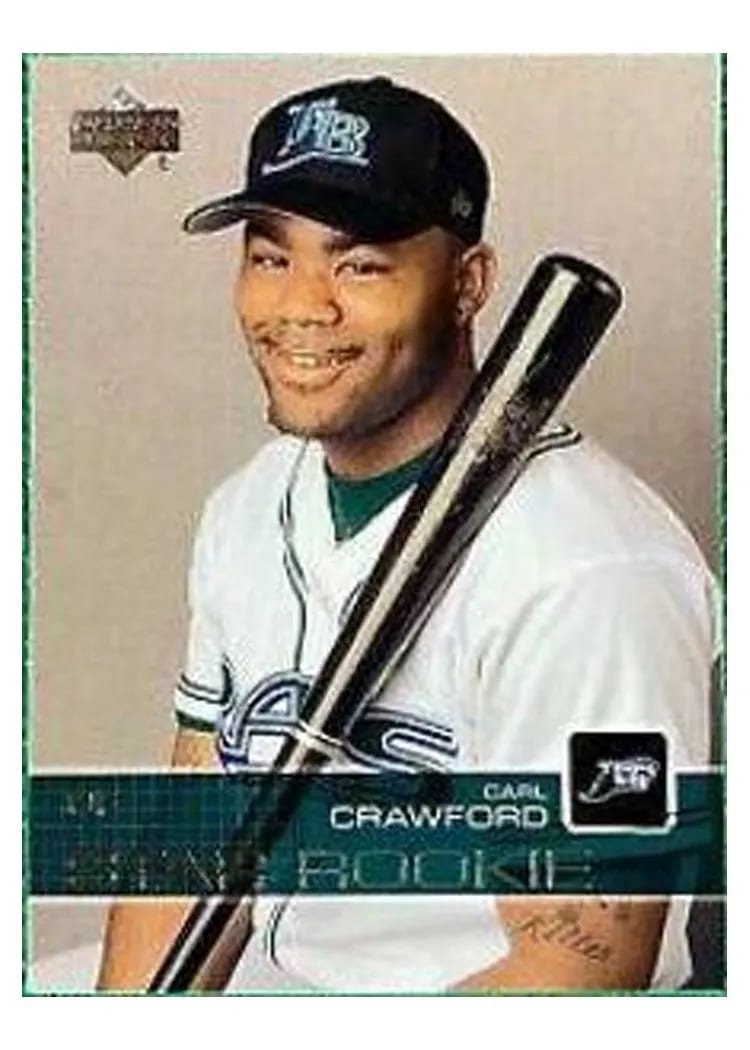 2003 Upper Deck Carl Crawford #30 card