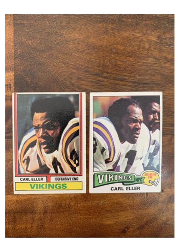 1974 Topps Carl Eller #5 card