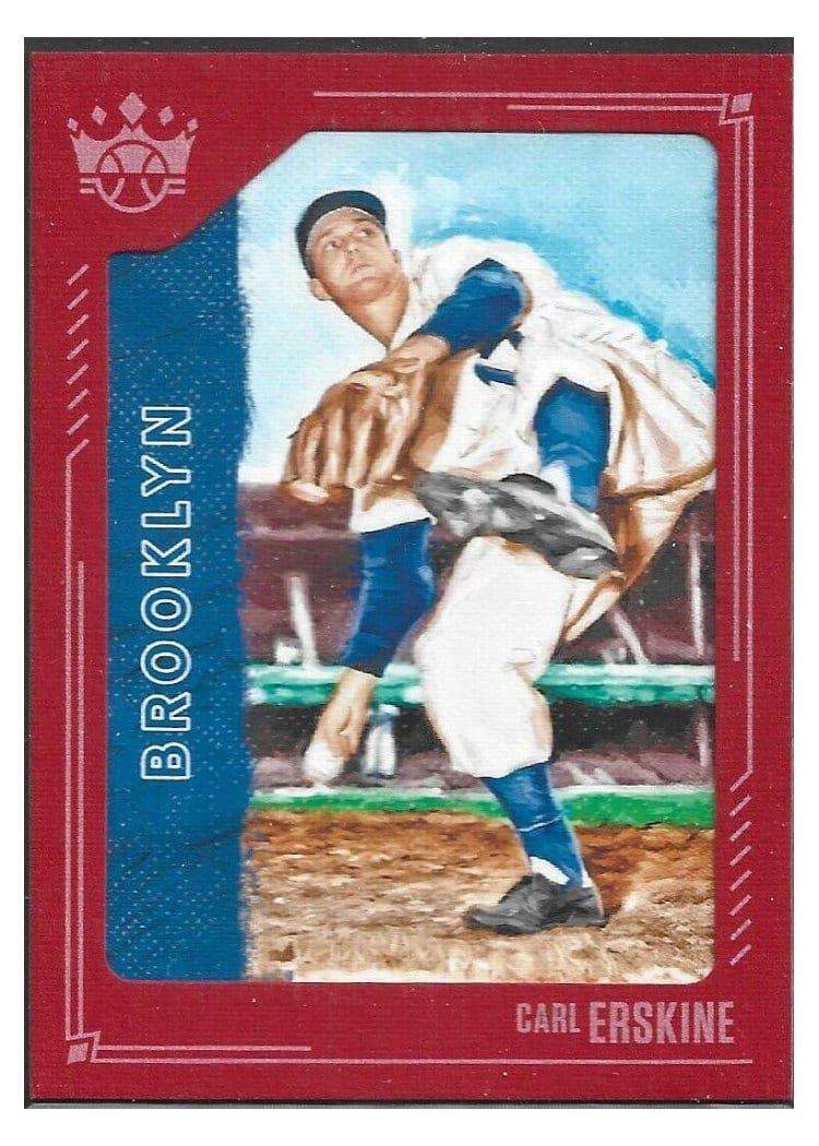 2021 Panini Diamond Kings Base Set Carl Erskine #15 card