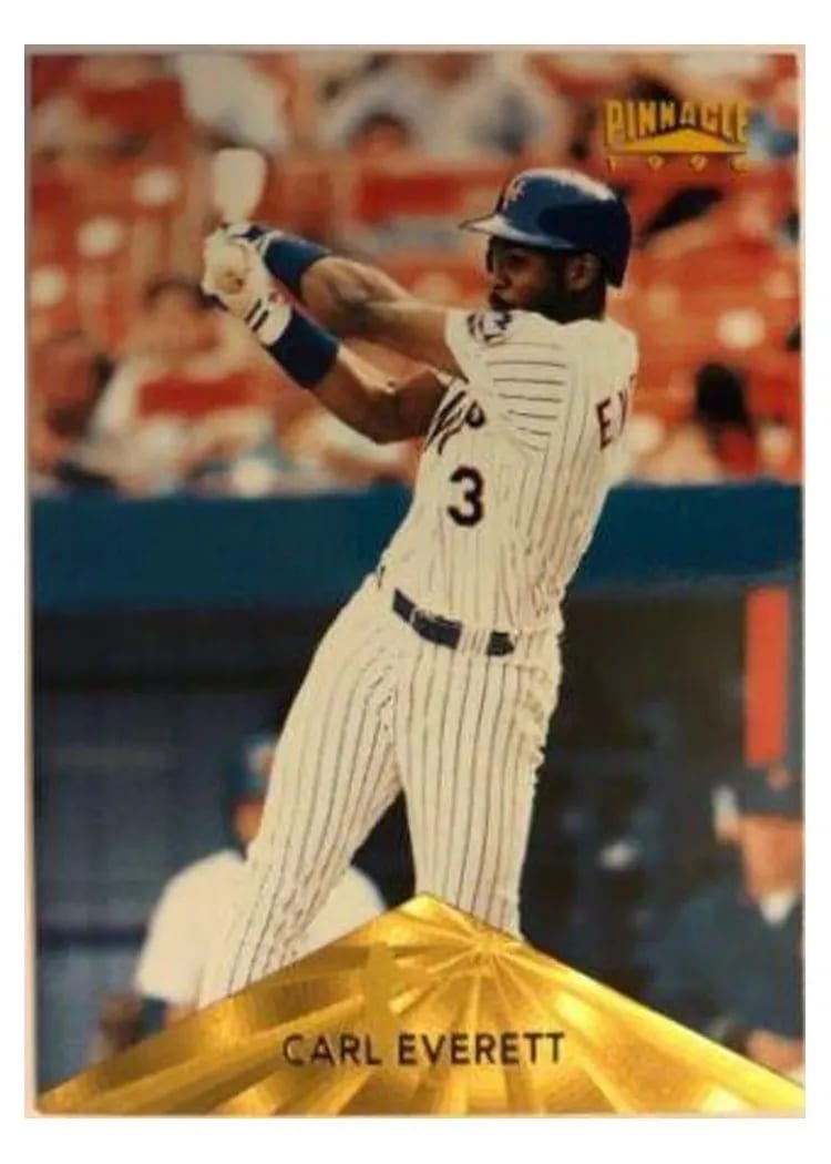 1996 Pinnacle Carl Everett #77 card
