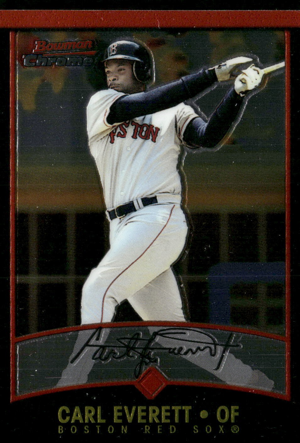 2001 Bowman Chrome Carl Everett #29 card