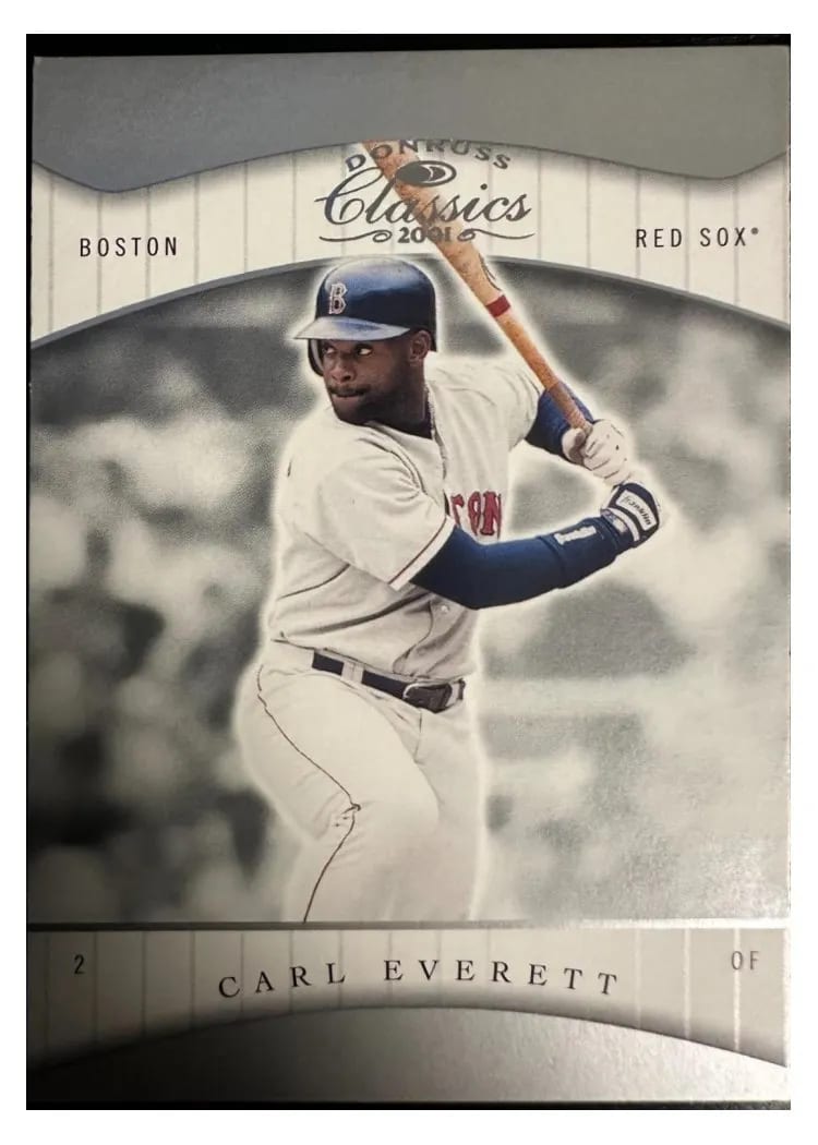 2001 Donruss Classics Carl Everett #65 card