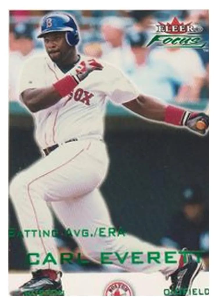 2001 Fleer Focus Carl Everett #17 card