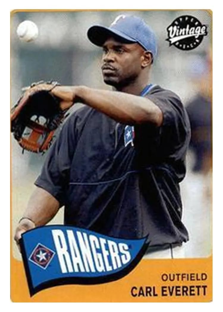 2003 Upper Deck Vintage Carl Everett #157 card