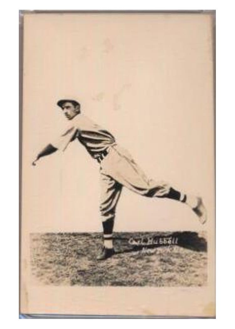 1933 Worch Cigar Carl Hubbell card