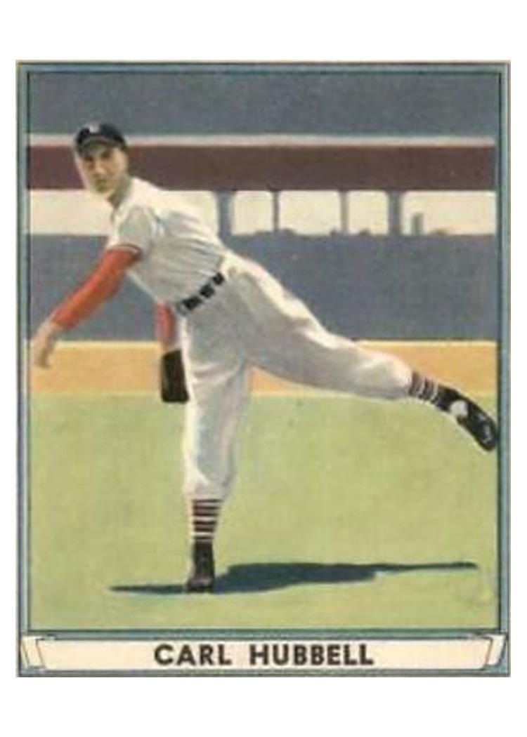 1941 Play Ball Carl Hubbell #6 card