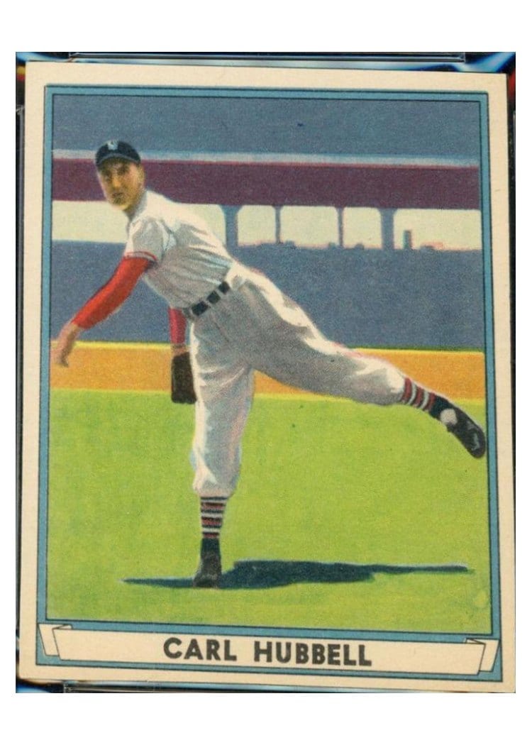 1941 Play Ball Carl Hubbell #6 card