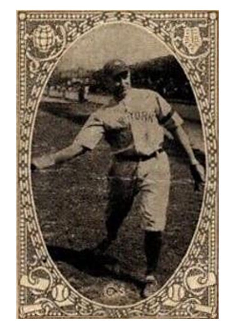 1922 Neilson's Chocolate Type II Carl Mays
