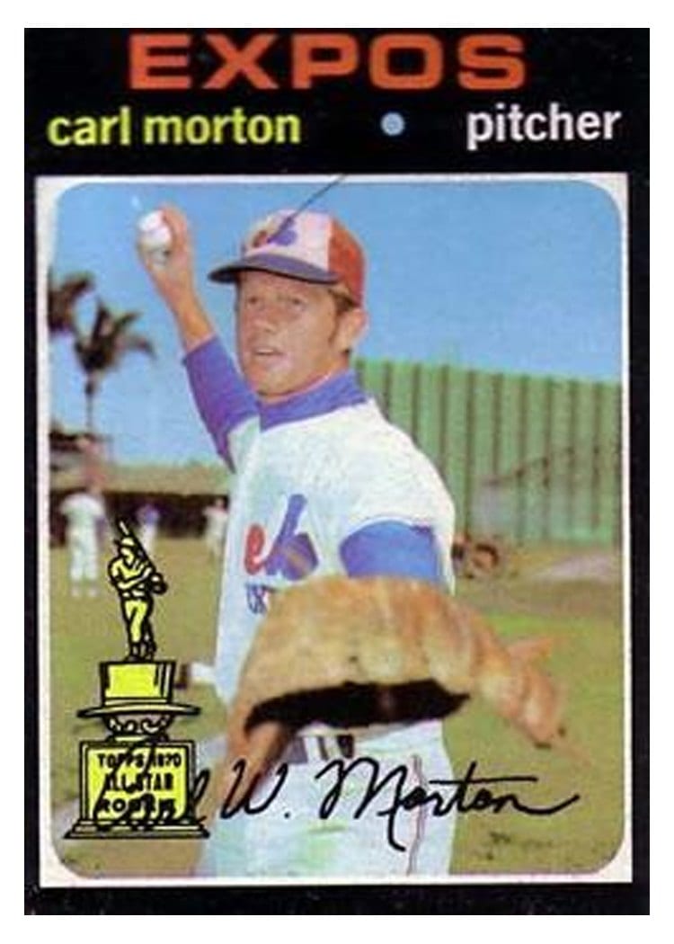 1971 Topps Carl Morton #515 card
