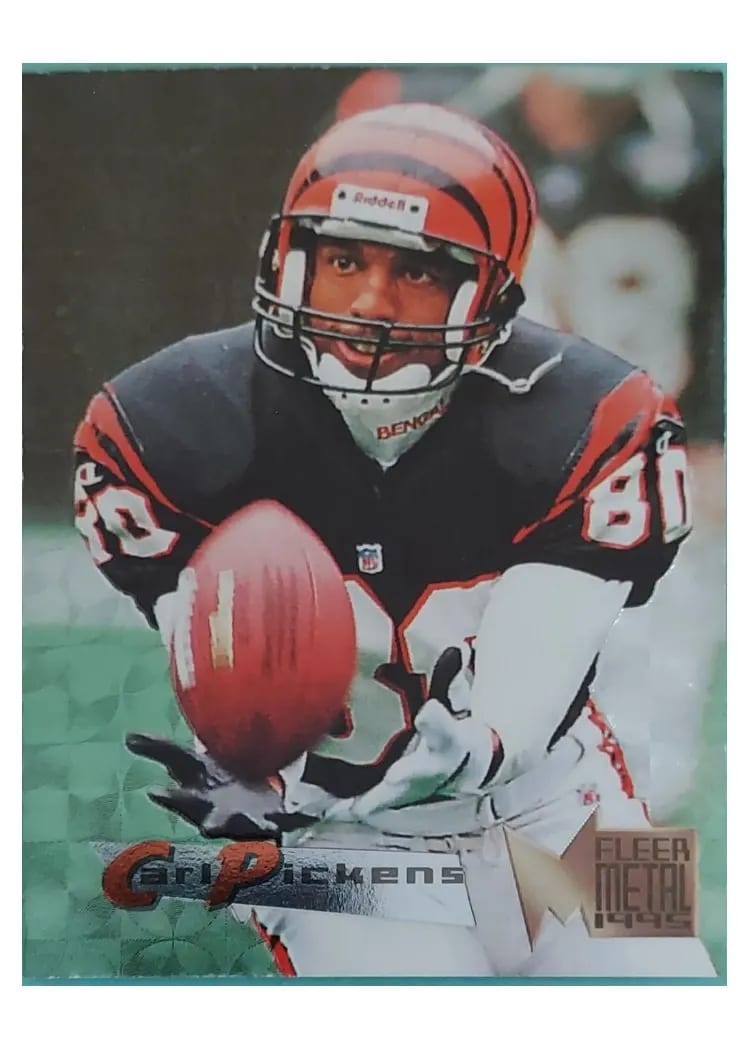 1995 Fleer Metal Carl Pickens #36 card