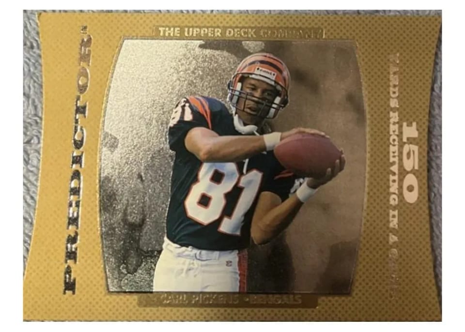 1996 Upper Deck Predictor Carl Pickens #PH19 card