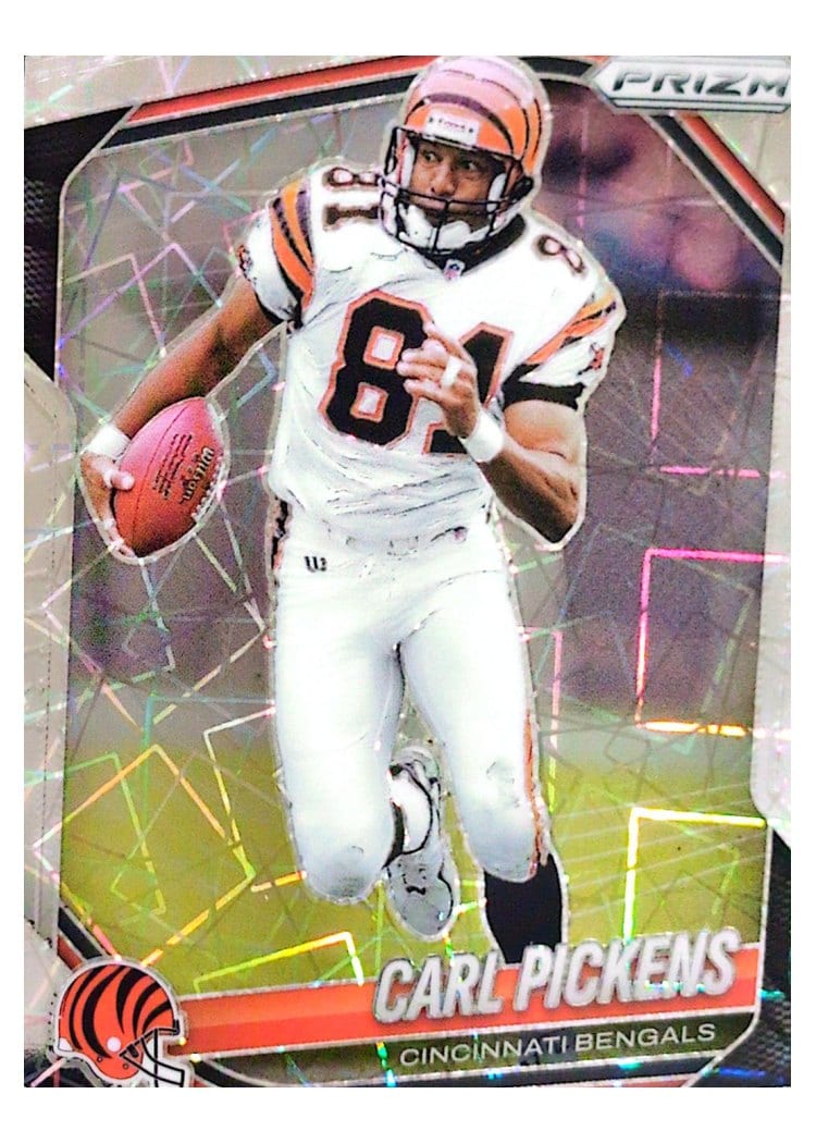 2025 Panini Prizm Base Set Carl Pickens Lazer #152 card