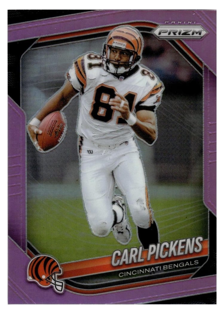 2025 Panini Prizm Base Set Carl Pickens Pink #152 card