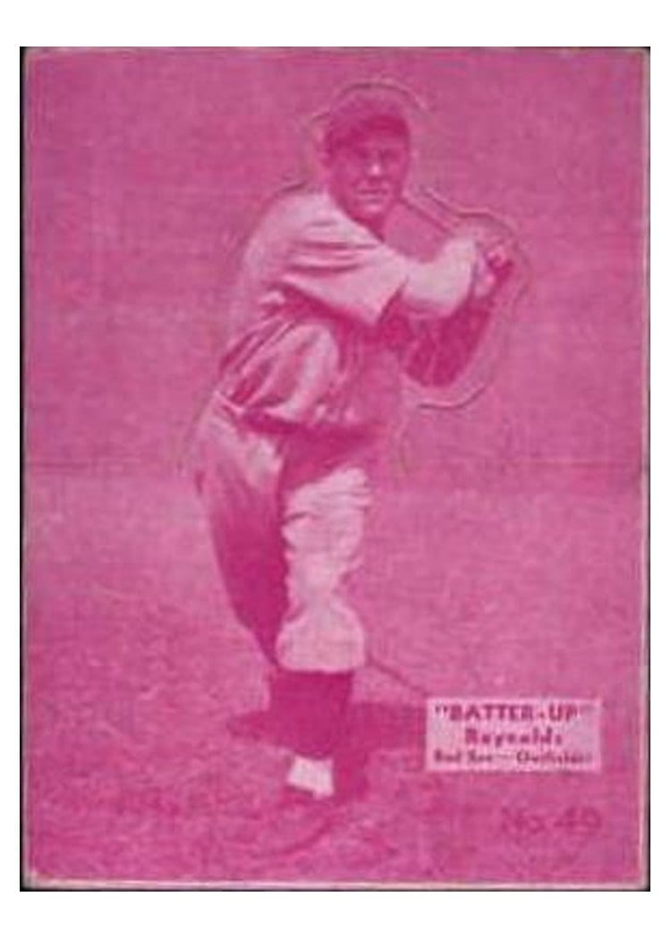 1934 Batter Up Carl Reynolds #49 card