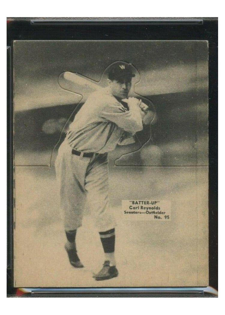 1934 Batter Up Carl Reynolds #95 card