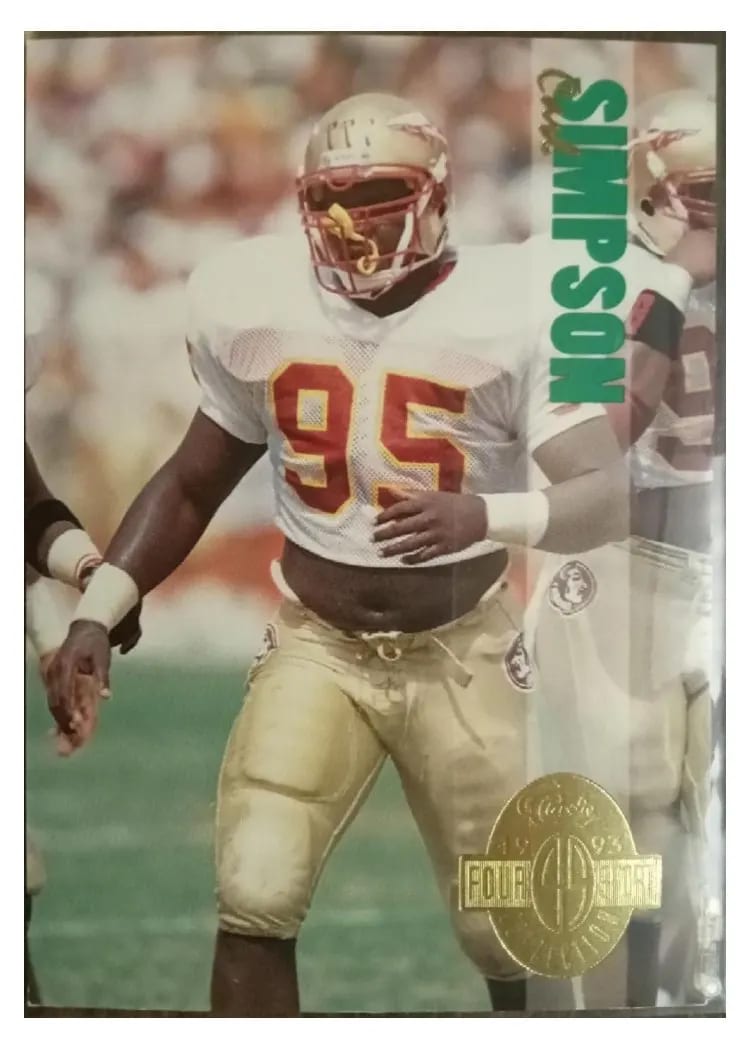 1993 Classic Four Sport Carl Simpson #182 card
