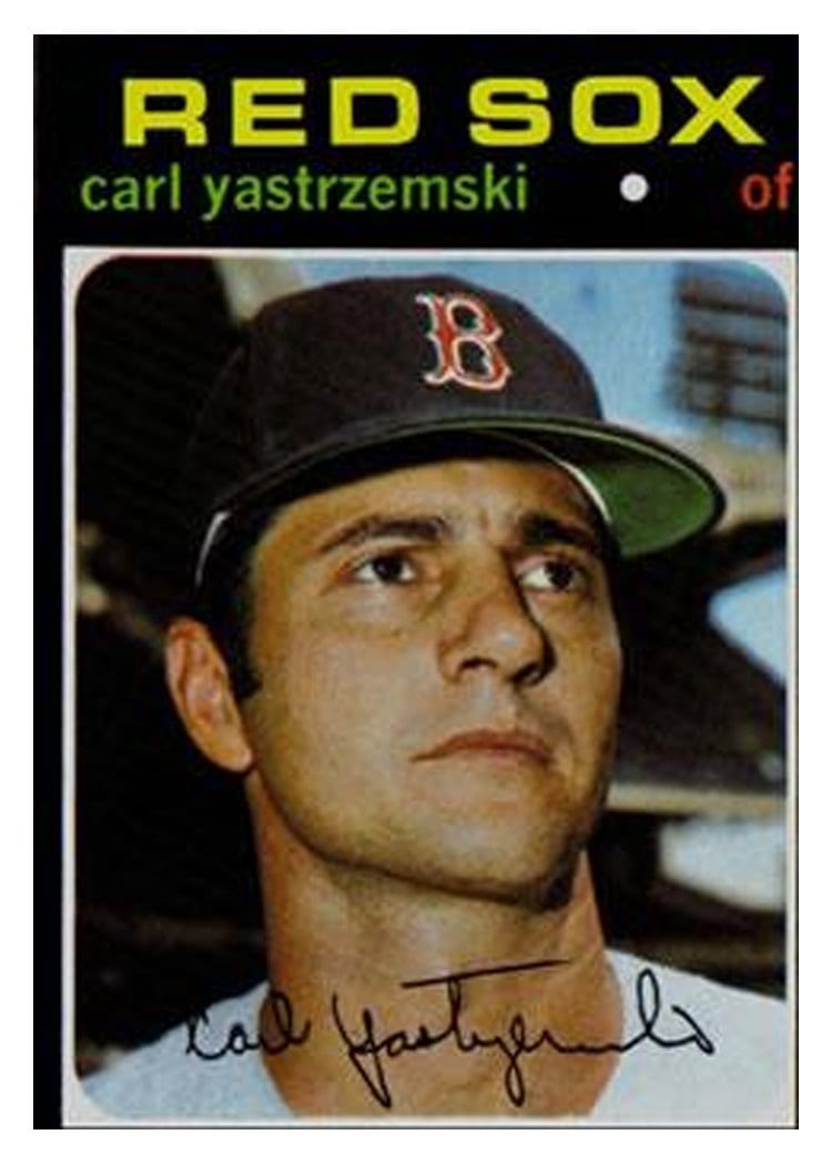 1971 Topps Carl Yastrzemski #530 card