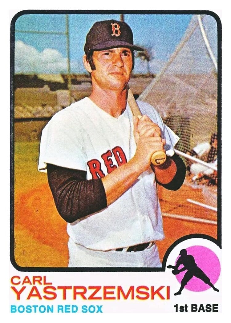 1973 Topps Carl Yastrzemski #245 card