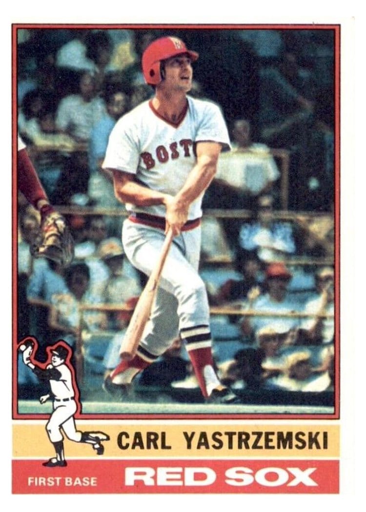 1976 Topps Carl Yastrzemski #230 card
