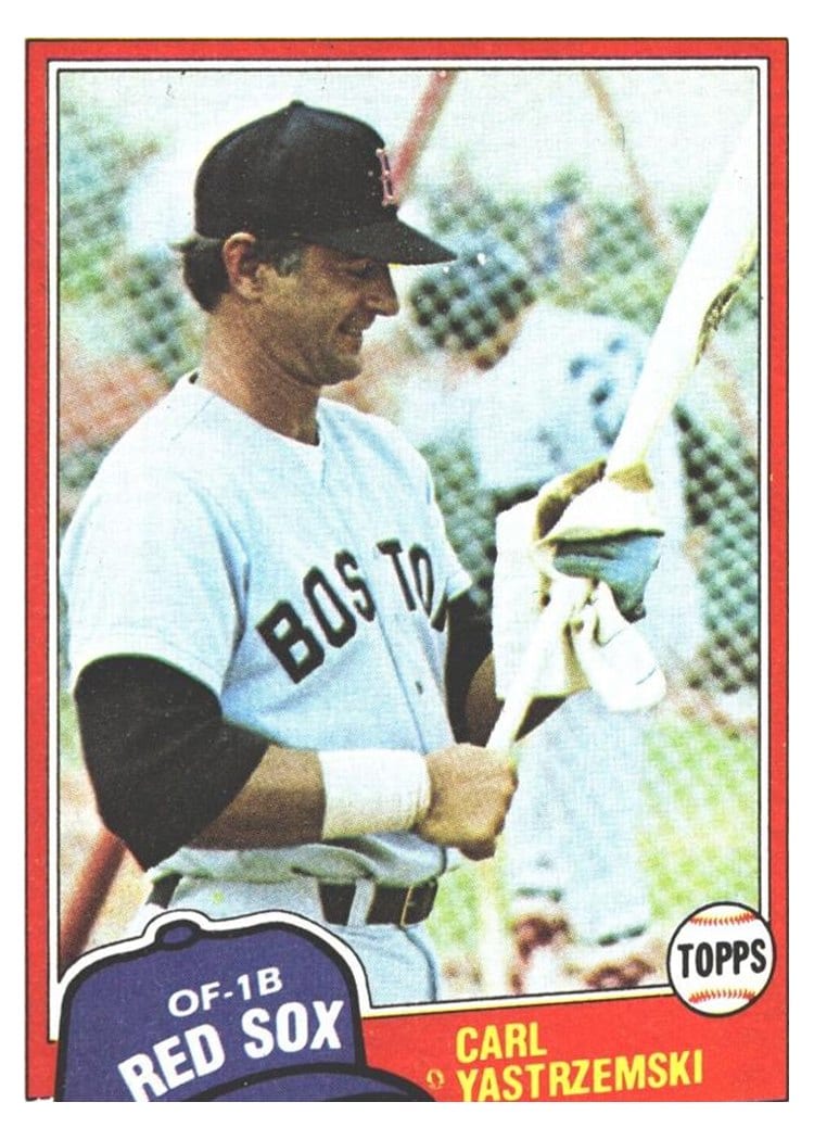 1981 Topps Carl Yastrzemski #110 card