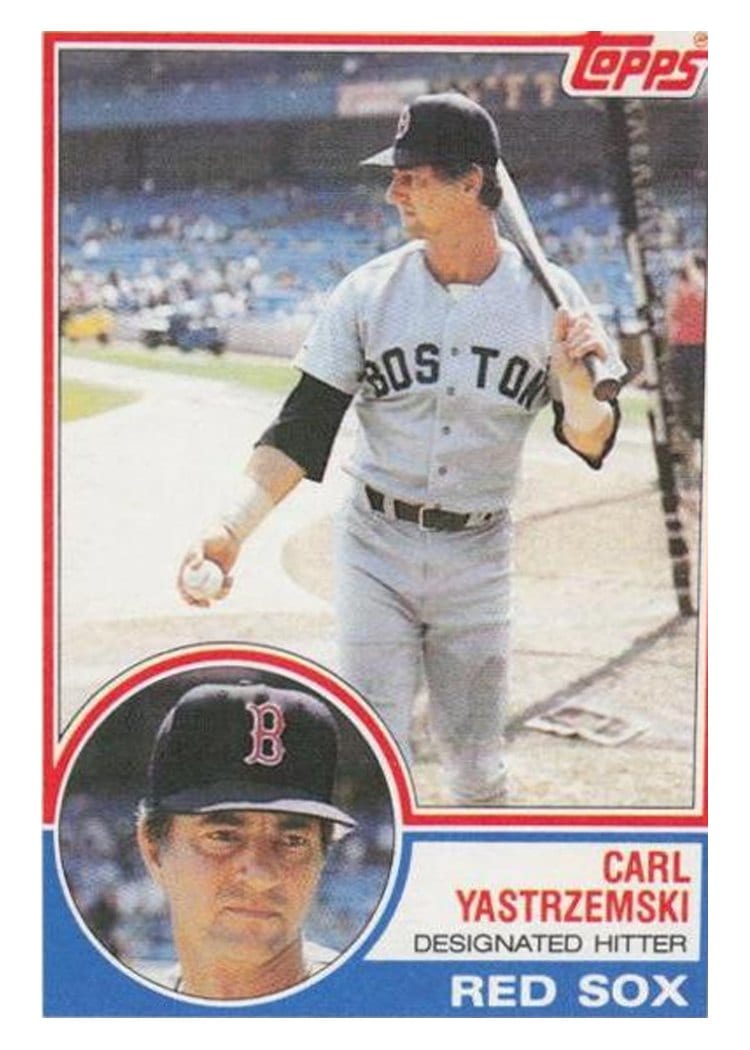 1983 Topps Carl Yastrzemski #550 card