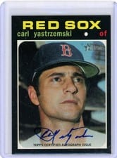 2020 Topps Heritage Real One Autographs Carl Yastrzemski #ROA-CY