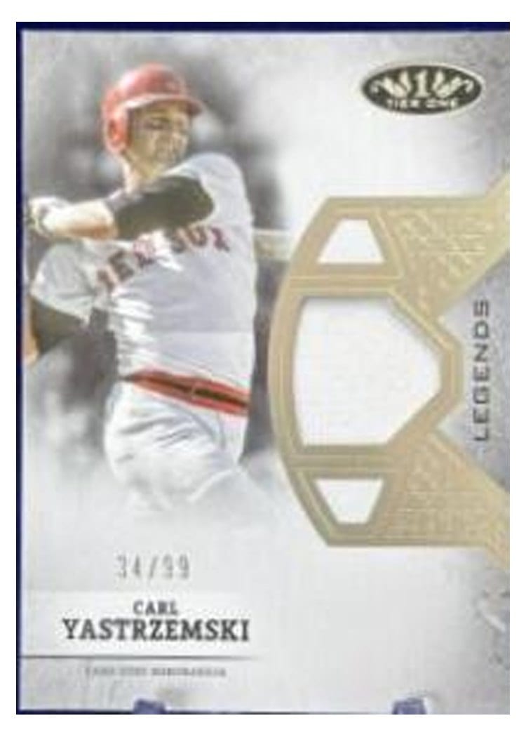 2024 Topps Tier One Legend Relics Carl Yastrzemski #T1LR-CY card