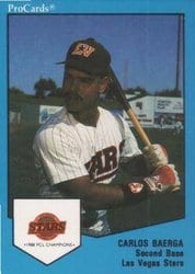 1989 ProCards FutureStars AAA Base Set Carlos Baerga #9 card