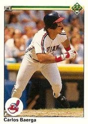 1990 Upper Deck Base Set Carlos Baerga #737 card