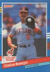1991 Donruss Base Set Carlos Baerga #274 card