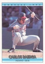 1992 Donruss Base Set Carlos Baerga #120 card
