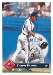 1993 Donruss Base Set Carlos Baerga #405 card