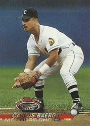 1993 Stadium Club Base Set Carlos Baerga #593 card
