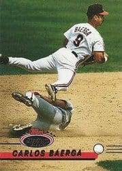 1993 Stadium Club Base Set Carlos Baerga #61 card