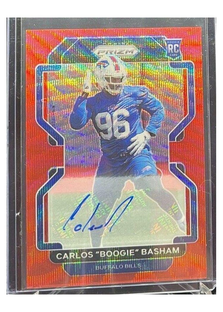 2021 Panini Prizm Base Set Carlos "Boogie" Basham #436 card