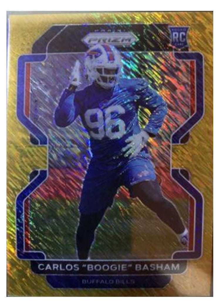 2021 Panini Prizm Base Set Carlos "Boogie" Basham #436 card
