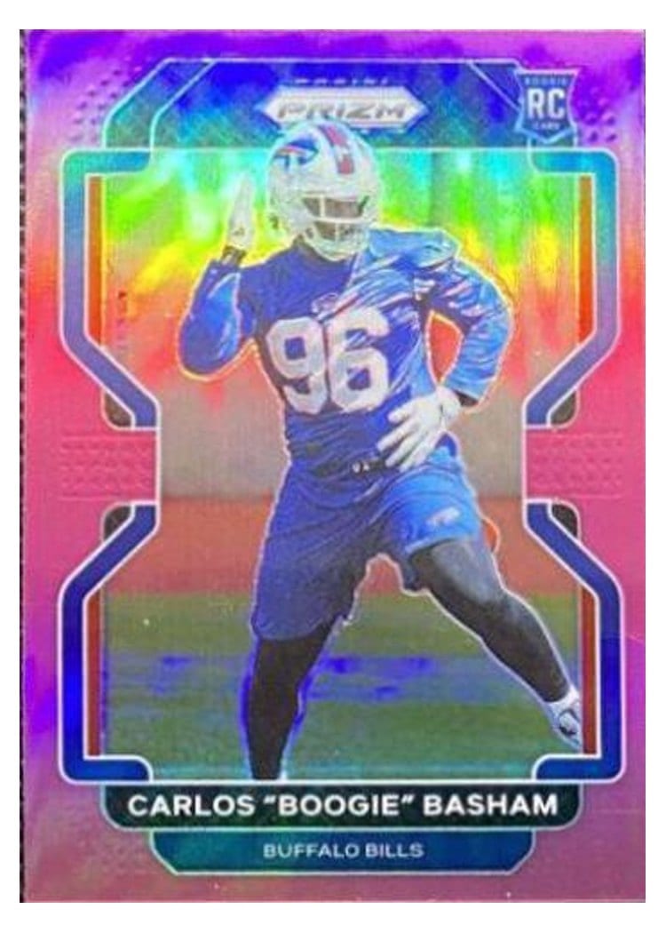 2021 Panini Prizm Base Set Carlos "Boogie" Basham #436 card