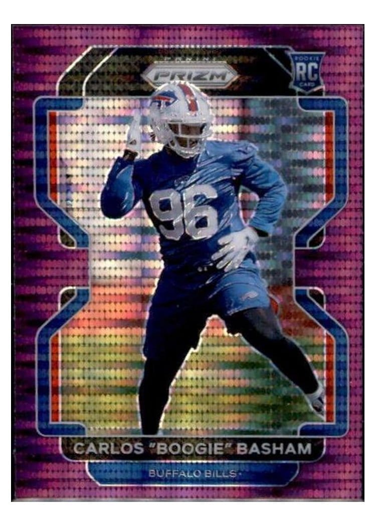 2021 Panini Prizm Base Set Carlos "Boogie" Basham #436 card
