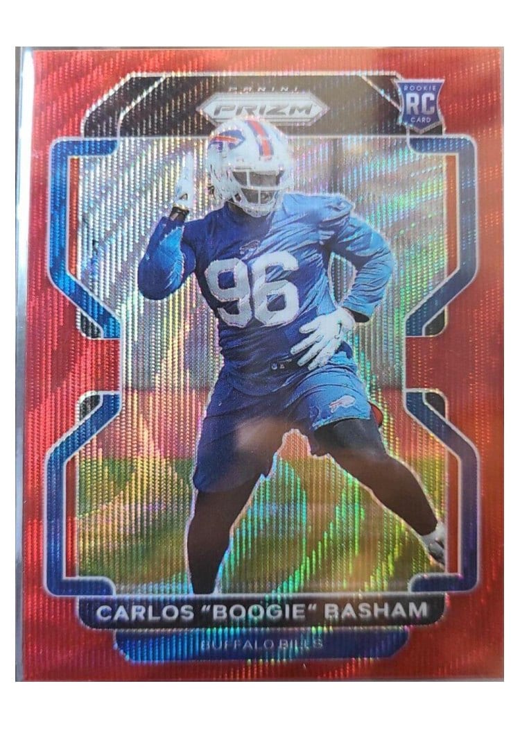 2021 Panini Prizm Base Set Carlos "Boogie" Basham #436 card