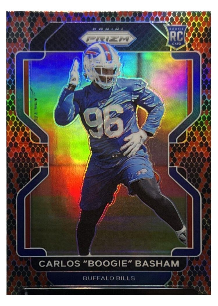2021 Panini Prizm Base Set Carlos "Boogie" Basham #436 card