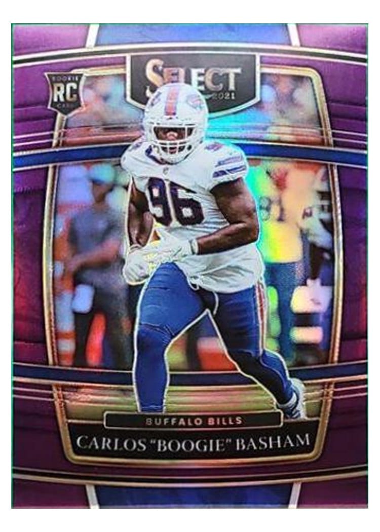 2021 Panini Select Base Set Carlos "Boogie" Basham #92 card