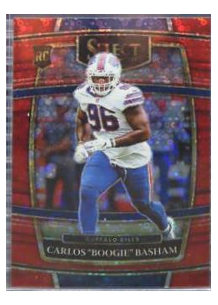 2021 Panini Select Base Set Carlos "Boogie" Basham Red Disco #92 card