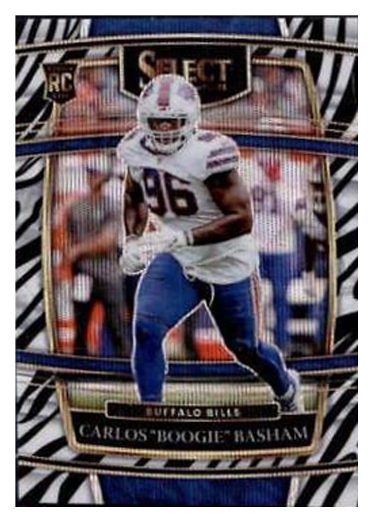 2021 Panini Select Base Set Carlos "Boogie" Basham #92 card