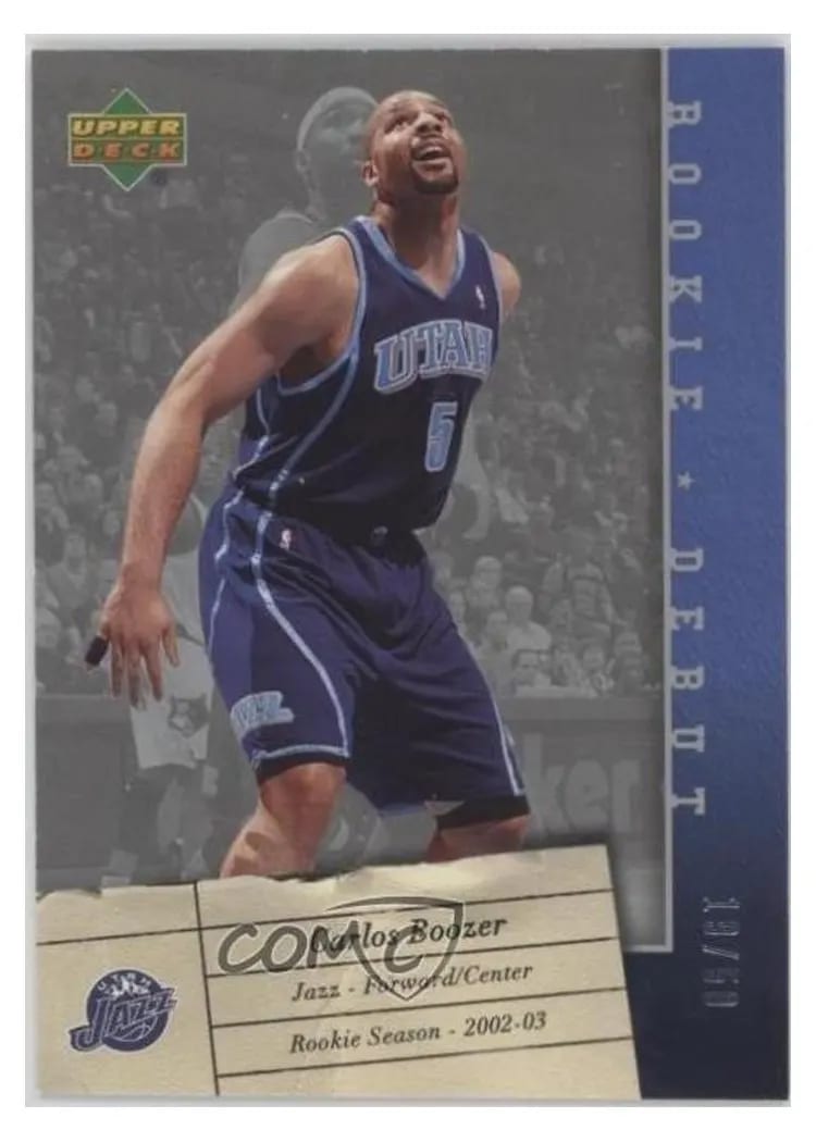 2006 Upper Deck Rookie Debut Carlos Boozer #95 card