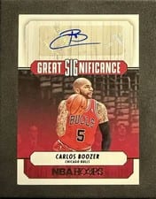 2022-23 Hoops Great SIGnificance Carlos Boozer #GS-CBZ
