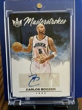 2023-24 Panini Court Kings Masterstrokes Autographs Carlos Boozer #MS-BOO card