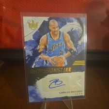2024-25 Panini Court Kings Impressionist Ink Autographs Carlos Boozer #II-BOO