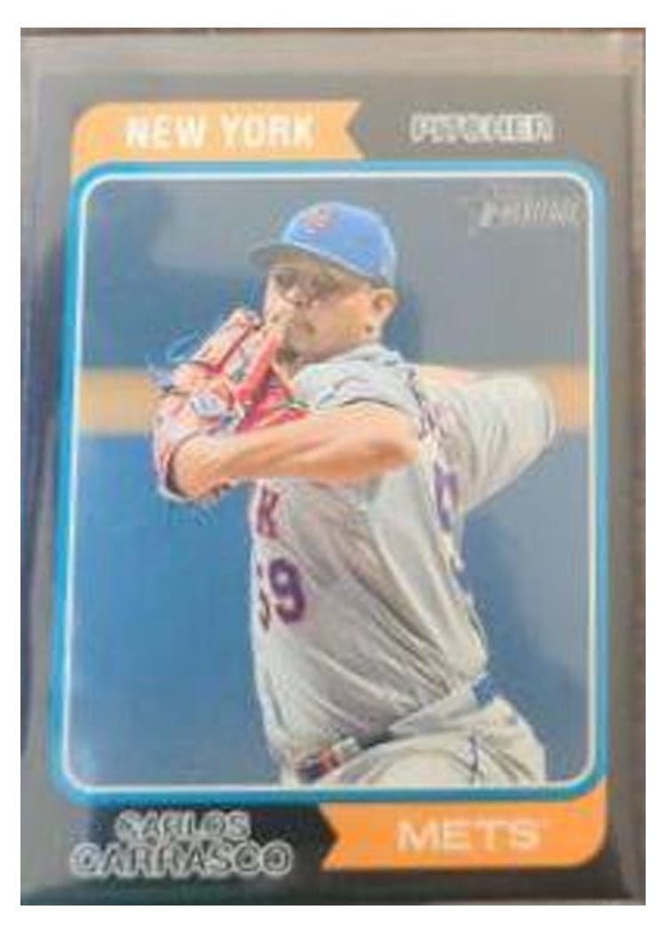 2023 Topps Heritage Base Set Carlos Carrasco #145 card