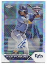 2023 Topps Pro Debut Chrome Autographs Refractor Carlos Colmenarez #PDC-14 card