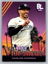 2024 Topps Big League Good Vibrations Carlos Correa #GV-32 card